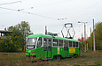 T3-ВПА #4108 на проспекте Тракторостроителей возвращается в Салтовское трамвайное депо после обкатки