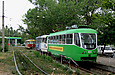 T3-ВПА #4108 8-го маршрута, Tatra-T3SU #304 и #3083 на конечной станции "602 микрорайон"