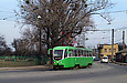 T3-ВПА #4108 27-го маршрута поворачивает с улицы Бестужева на улицу Веринскую