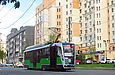 Т3-ВПНП #4010 27-го маршрута на улице Молочной между перекрестками с улицей Плехановской и проспектом Гагарина