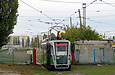 Т3-ВПНП #575 выезжает из Салтовского трамвайного депо на проспект Тракторостроителей