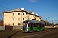 Т3-ВПНП #575 27-го маршрута на улице Академика Павлова в районе перекрестка с Семиградским переулком