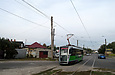 Т3-ВПНП #575 в Семиградском въезде пересекает улицу Семиградскую