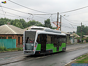 Т3-ВПНП #585 27-го маршрута на улице Москалевской в районе улицы Власенко