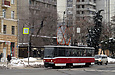 Tatra-T6A5 #4519 8-го маршрута на улице Плехановской перед поворотом на улицу Молочную