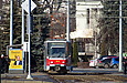 Tatra-T6A5 #4519 8-го маршрута на улице Плехановской возле стадиона "Металлист"