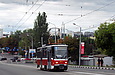 Tatra-T6A5 #4519 5-го маршрута на Московском проспекте возле Корсиковского путепровода