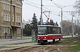 Tatra-T6A5 #4520 8-го маршрута на улице Плехановской возле перекрестка с улицей Молодой Гвардии