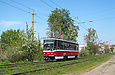 Tatra-T6A5 #4520 27-го маршрута на улице Академика Павлова в районе перекрестка с Подрывным переулком