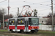 Tatra-T6A5 #4520 16-го маршрута на улице Академика Павлова