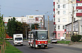 Tatra-T6A5 #4520 27-го маршрута на улице Гольдберговской в районе Финьковского переулка