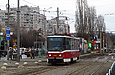 Tatra-T6A5 #4520 маршрута 16-А на улице Героев Труда возле одноименной станции метро