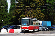 Tatra-T6A5 #4520 27-го маршрута на перекрестке улицы Академика Павлова и Московского проспекта