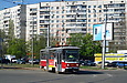 Tatra-T6A5 #4523 27-го маршрута на перекрестке улиц Академика Павлова и Героев Труда