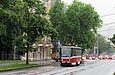 Tatra-T6A5 #4523 27-го маршрута на улице Молочной возле перекрестка с улицей Плехановской