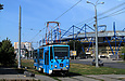 Tatra-T6A5 #4523 8-го маршрута на улице Плехановской возле улицы Лебединской