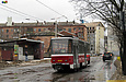 Tatra-T6A5 #4532 12-го маршрута на улице Большой Панасовской в районе Резниковского переулка