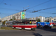 Tatra-T6A5 #4532 27-го маршрута на улице Академика Павлова возле станции метро "Студенческая"