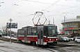 Tatra-T6A5 #4532 28-го маршрута на улице Моисеевской перед поворотом на улицу Шевченко