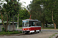 Tatra-T6A5 #4534 27-го маршрута прибывает на конечную "Новожаново"