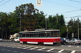 Tatra-T6A5 #4534 5-го маршрута на Московском проспекте на перекрестке с улицей Академика Павлова