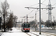Tatra-T6A5 #4543 16-го маршрута на улице Шевченко в районе станции метро "Киевская"