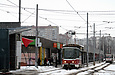 Tatra-T6A5 #4543 27-го маршрута на улице Героев труда перед поворотом на улицу Академика Павлова