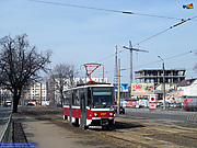 Tatra-T6A5 #4547 6-го маршрута на Московском проспекте возле улицы Тюринской