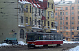 Tatra-T6A5 #4547 5-го маршрута на улице Евгения Котляра