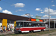 Tatra-T6A5 #4547 27-го маршрута на улице Героев труда возле улицы Академика Павлова