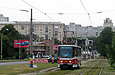Tatra-T6A5 #4547 8-го маршрута на улице Академика Павлова в районе Семиградского переулка