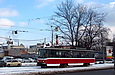 Tatra-T6A5 #4547 27-го маршрута на Московском проспекте возле станции метро "Защитников Украины"
