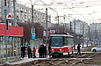 Tatra-T6A5 #4547 27-го маршрута на улице Академика Павлова возле станции метро "Героев Труда"