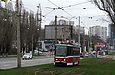 Tatra-T6A5 #4547 20-го маршрута на улице Клочковской в районе переулка Отакара Яроша