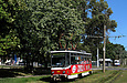 Tatra-T6A5 #4553 27-го маршрута на улице Героев труда возле улицы Гвардейцев-Широнинцев
