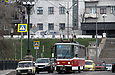Tatra-T6A5 #4553 5-го маршрута на улице Полтавский шлях следует по Лопанскому мосту