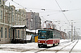 Tatra-T6A5 #4556 27-го маршрута на улице Москалевской возле улицы Бажана