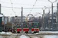Tatra-T6A5 #4556 27-го маршрута на перекрестке улиц Героев Труда и Академика Павлова