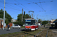 Tatra-T6A5 #4556 28-го маршрута на улице Академика Павлова возле улицы Семиградской