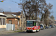 Tatra-T6A5 #4556 27-го маршрута на улице Гольдберговской возле улицы Полтавской