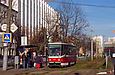 Tatra-T6A5 #4556 8-го маршрута на площади Защитников Украины