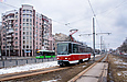 Tatra-T6A5 #8611 на проспекте Героев Харькова перед поворотом на улицу Кошкина