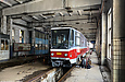 Tatra-T6A5 #8682 в производственном цехе Октябрьского трамвайного депо