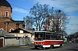 Tatra-T6A5 #8731 20-го маршрута на улице Большой Панасовской в районе Фастовского переулка