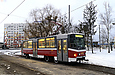 Tatra-T6A5 #8739 20-го маршрута на конечной станции "проспект Победы"