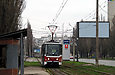 Tatra-T6A5 #8747 20-го маршрута на улице Клочковской в районе улицы Тобольской