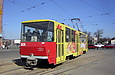 Tatra-T6B5 #1520 5-го маршрута на площади Восстания
