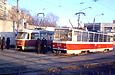 Tatra-T6B5 #1524 и Tatra-T3 #579 на конечной станции "602 м/р-н"