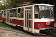 Tatra-T6B5 #1552 в составе системы #1551-1552 на служебном кольце около Парка Горького
