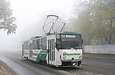 Tatra-T6B5 #1555 5-го маршрута на улице Пушкинской